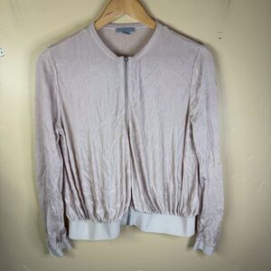 COS Nordstrom Silky Jacket Full Zip (broken‎ Zipper, Works) Size Small Dressy